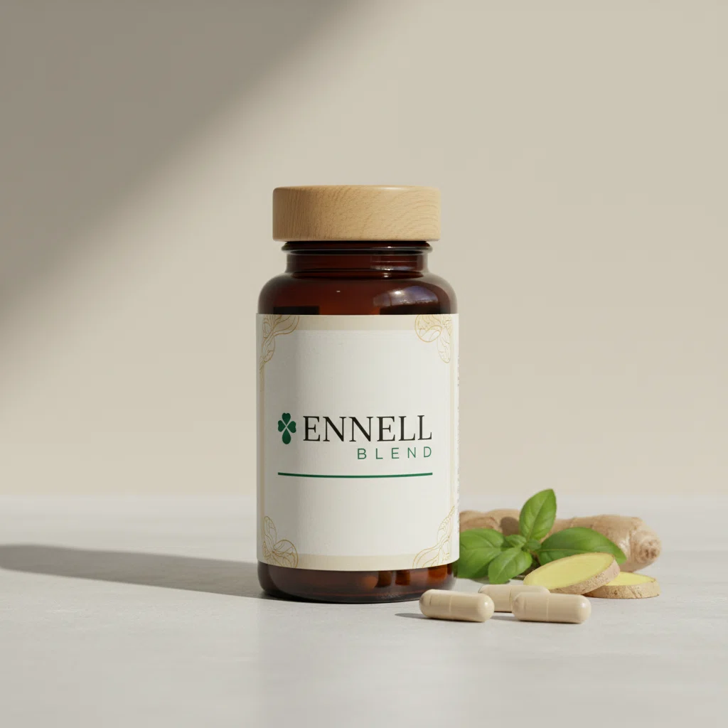 Ennell Blend witte apotheekfles met vitaminen en mineralen supplement, 90 capsules
